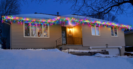 Set of 100 Extra Bright T5 LED Icicle Lights