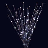 36" LED Twinkle Light Burst Twig Bush Light-Up Wire Decor
