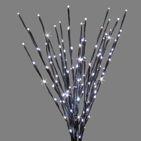 36" LED Twinkle Light Burst Twig Bush Light-Up Wire Decor