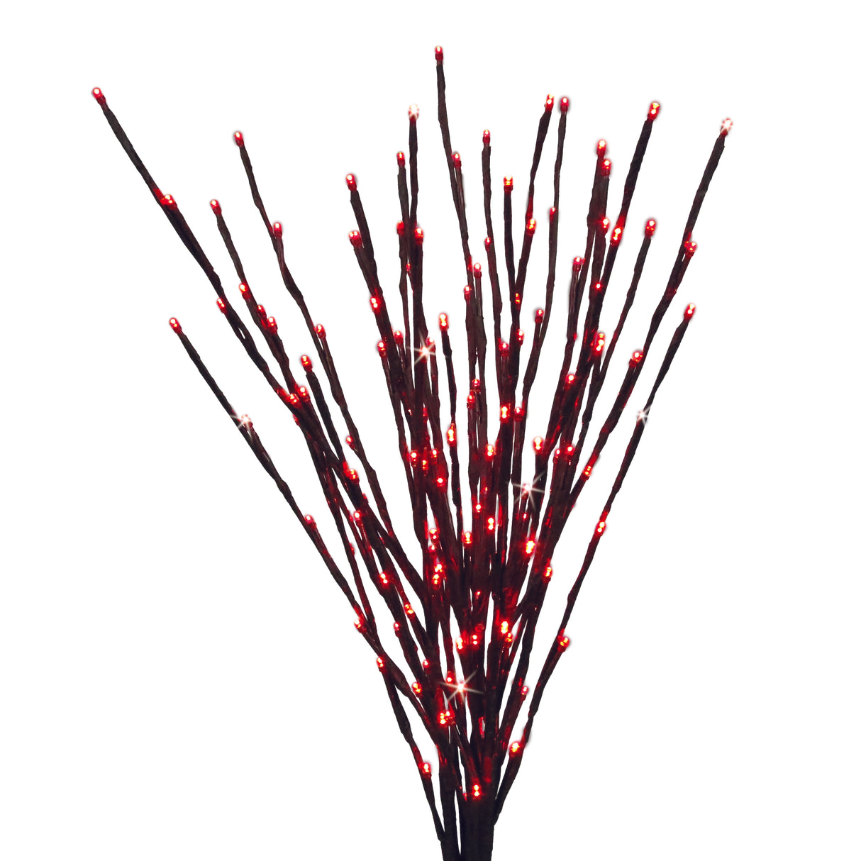 36" LED Twinkle Light Burst Twig Bush Light-Up Wire Decor