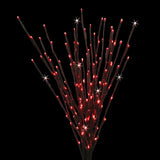 36" LED Twinkle Light Burst Twig Bush Light-Up Wire Decor