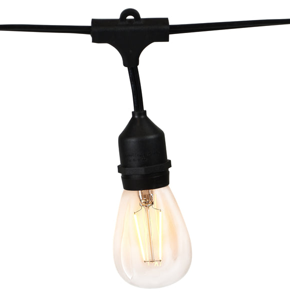 Set of 10 Warm White LED Edison Patio Lights