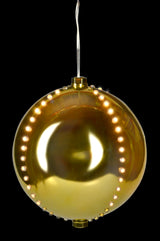 6" Round LED Snowfall Hanging Ornament Decoration