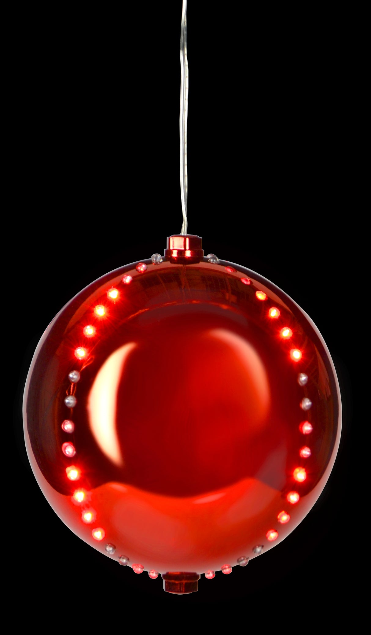 6" Round LED Snowfall Hanging Ornament Decoration
