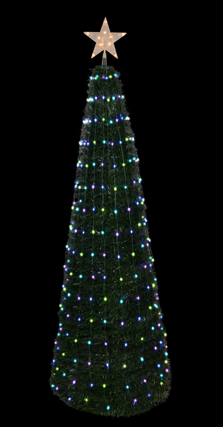 Remote Controlled LED Pop-Up Accent Tree Decorations