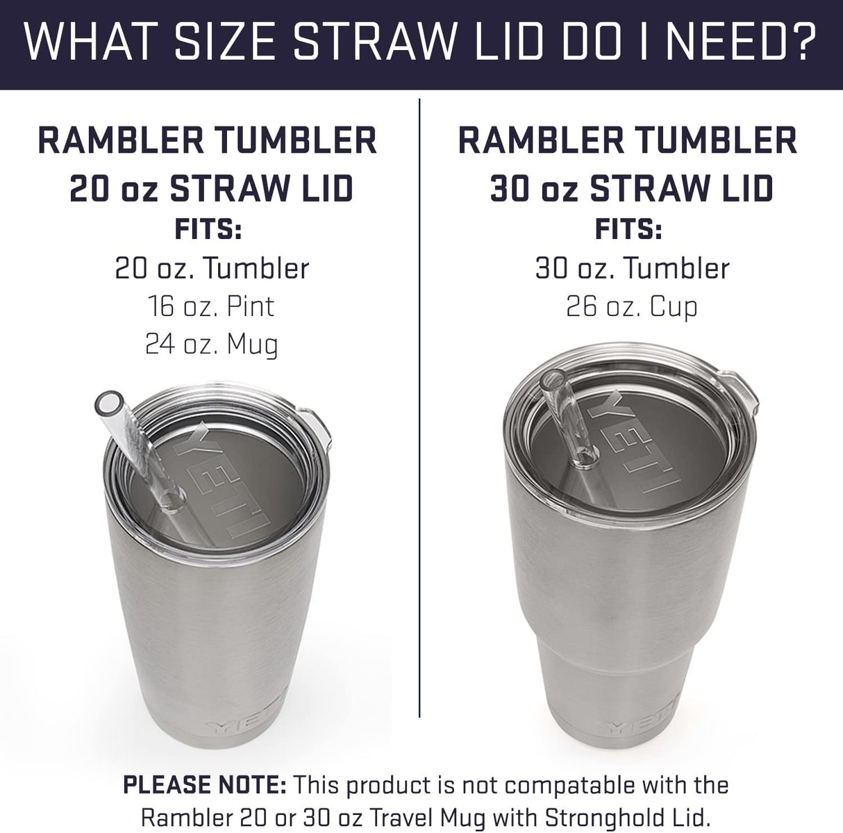 Yeti straw and lid.