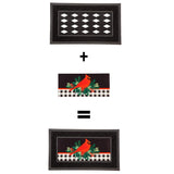 Mixed Print Christmas Trees Sassafras Switch Mat