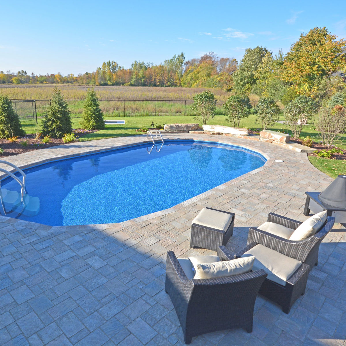 Inground or Semi-Inground Oval Pools | Affordable Inground Pools ...