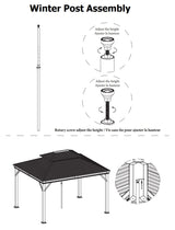 Cambridge Barnwood Hard Top Gazebos