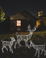 3-Piece Woodland Family LED Wire Sculpture Combo