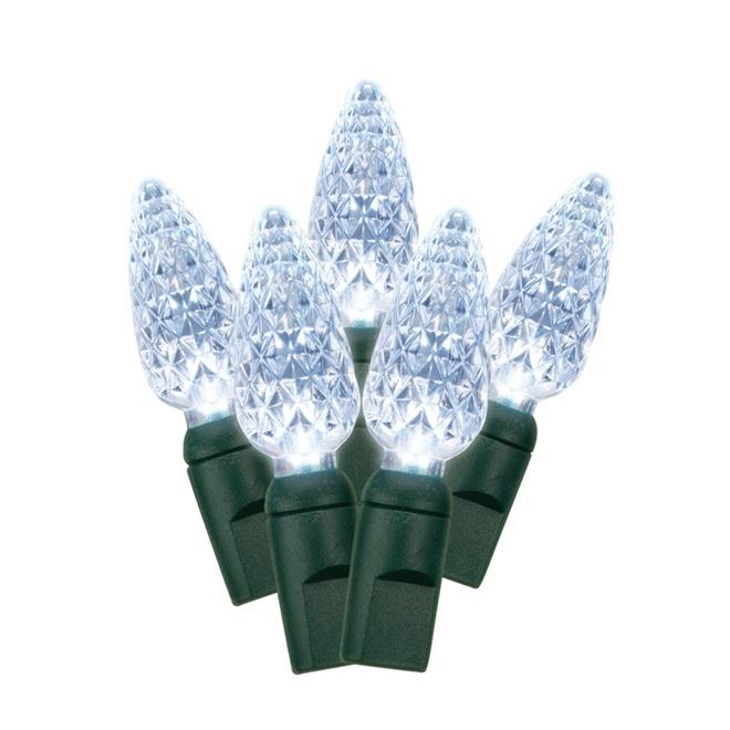 Set of 200 LED C6 Christmas Lights on a Reel from Sylvania