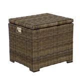 Wicker Willow Thick Ice Chest End Table