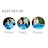 Intex 18' x 48" Easy Set Round Swimming Pool Complete Set