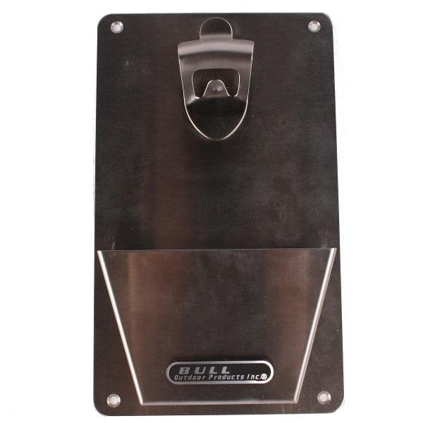 Bull Stainless Steel Bottle Opener & Catch