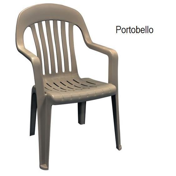 High-Back Resin Stacking Chairs