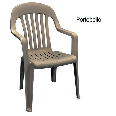 High-Back Resin Stacking Chairs