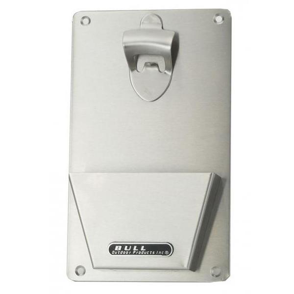 Bull Stainless Steel Bottle Opener & Catch