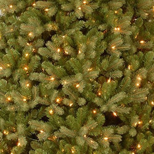 Artificial tree pre-lit with dual lights. Lights change from multi-colored to warm white.