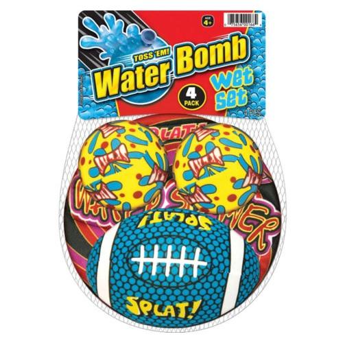 Foam water balls.