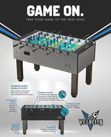 56" HJ Scott® Velocity Foosball Table