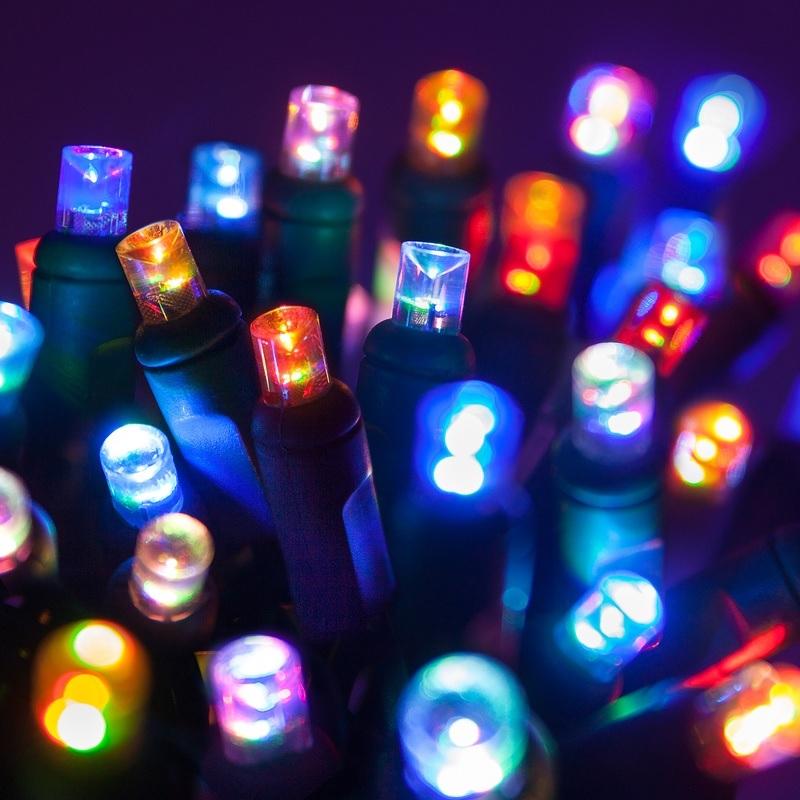 50 Battery Operated LED Rice Christmas Lights