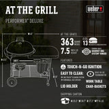 Weber Performer Deluxe 22" Crimson Charcoal Grill