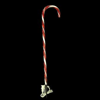 Christmas - 28" Lighted Red/White Striped Candy Cane Decoration