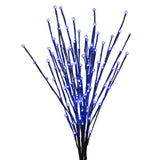 Christmas - 36" LED Blue Light Burst Ground Stake