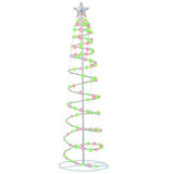 Christmas - 6' Spiral Lighted Christmas Trees