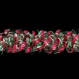 Christmas - Deluxe Angel Hair Red/Silver/Green Tinsel Christmas Garland