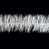 Christmas - White Snowy Tinsel Christmas Garland