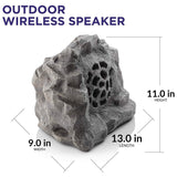 Solar Powered Bluetooth Enabled Waterproof Rock Speaker