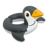 Inner tube for kids shaped like a penguin.