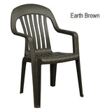 High-Back Resin Stacking Chairs