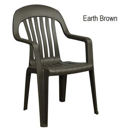 High-Back Resin Stacking Chairs