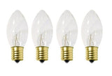 Replacement C9 Transparent Bulbs (4-pack)