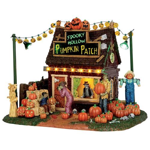 Holidays - Lemax Spooky Town Lighted Spooky Hollow Pumpkin Patch #54902