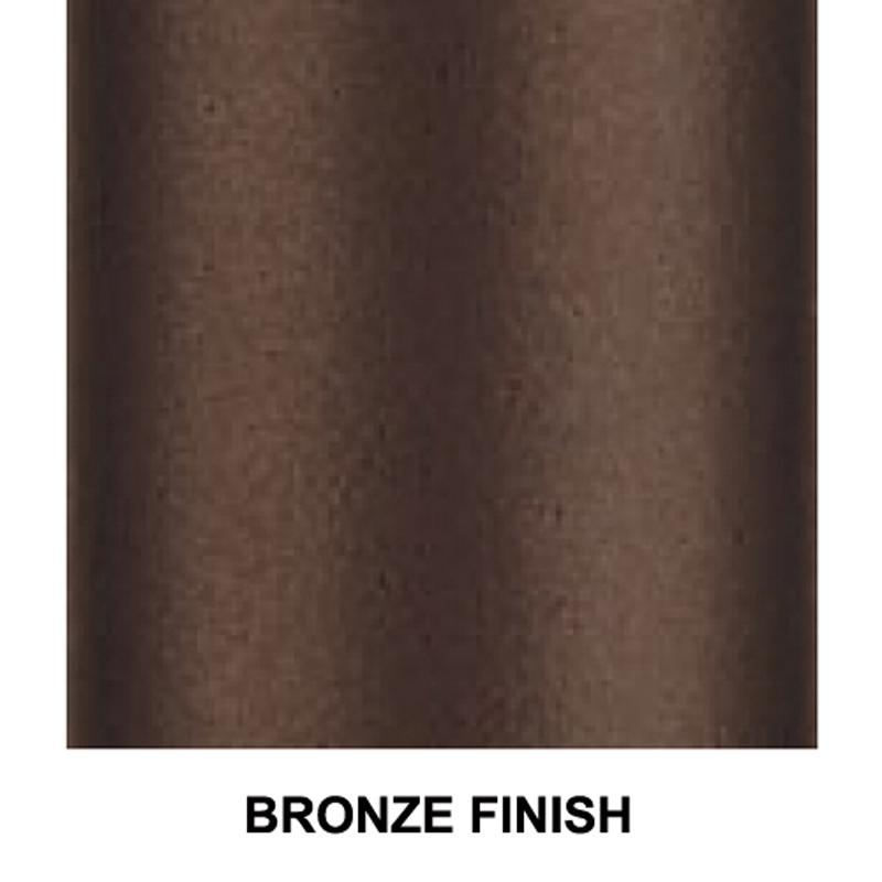 Outdoor Living - 7.5' Market Bronze Frame Brown Canopy Umbrella