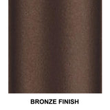 Outdoor Living - 7.5' Market Bronze Frame Brown Canopy Umbrella