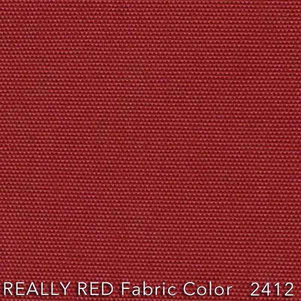 Outdoor Living - 9' Auto Tilt Market Black Frame Really Red Canopy Umbrella Thin Pole