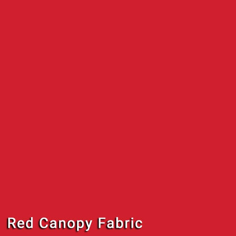 Outdoor Living - 9' Market Bronze Frame Red Canopy Umbrella