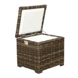 Outdoor Living - Wicker Husk Ice Chest End Table