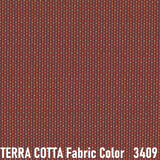 9' Auto Tilt Market Bronze Frame Terra Cotta Canopy Umbrella Thin Pole